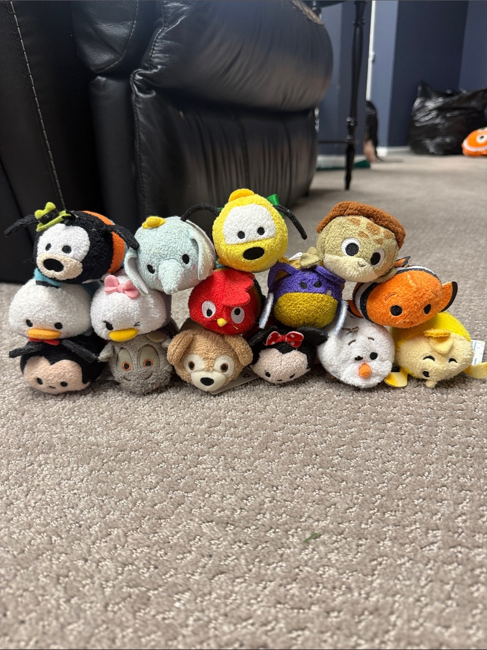 Disney Plush Stackable Tsum Tsum Toy Lot